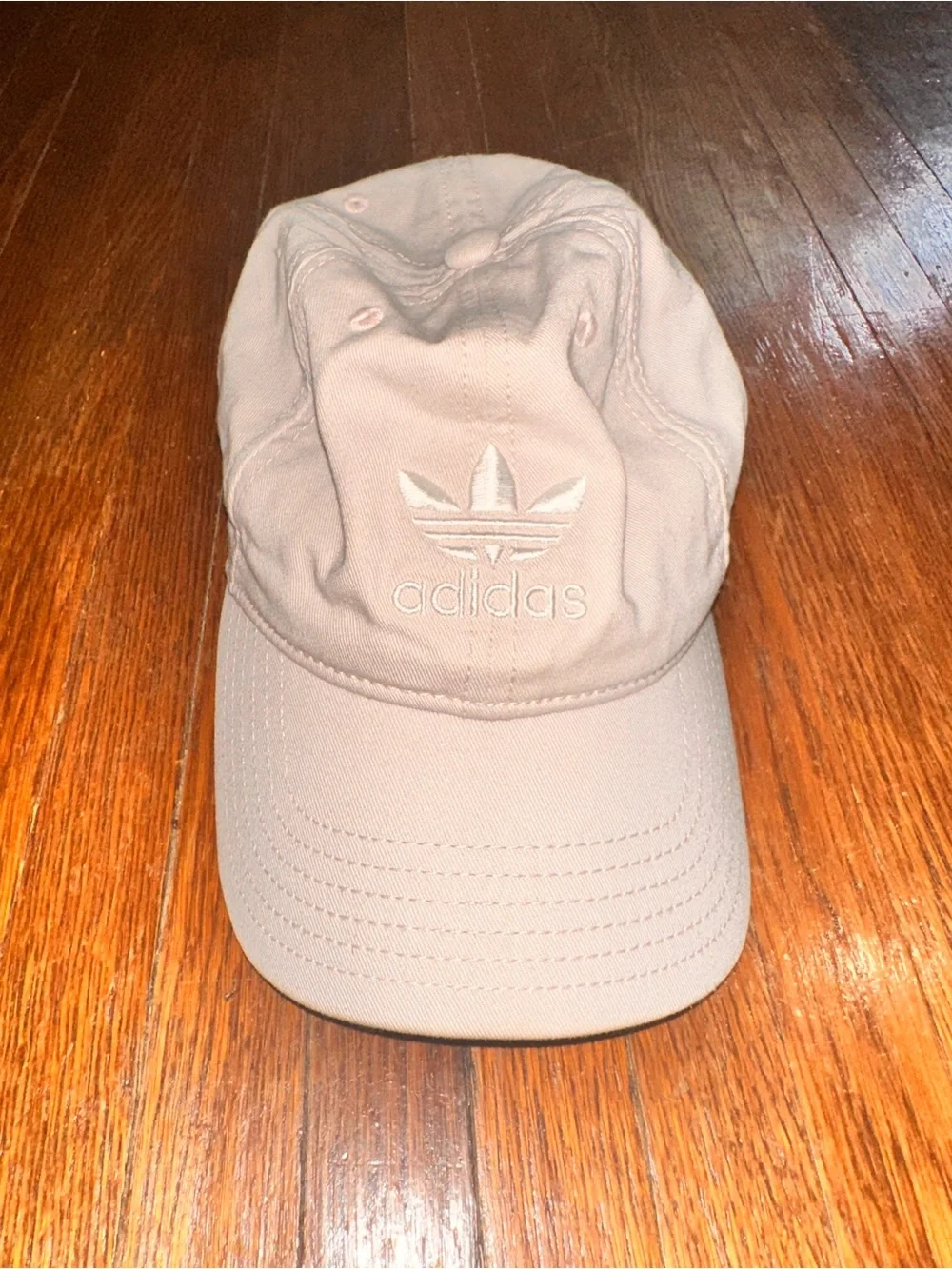adidas Originals Women's Relaxed Fit Cap Adjustable Strapback Beige Hat